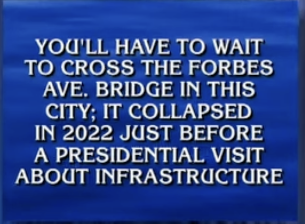 From today's episode of Jeopardy...