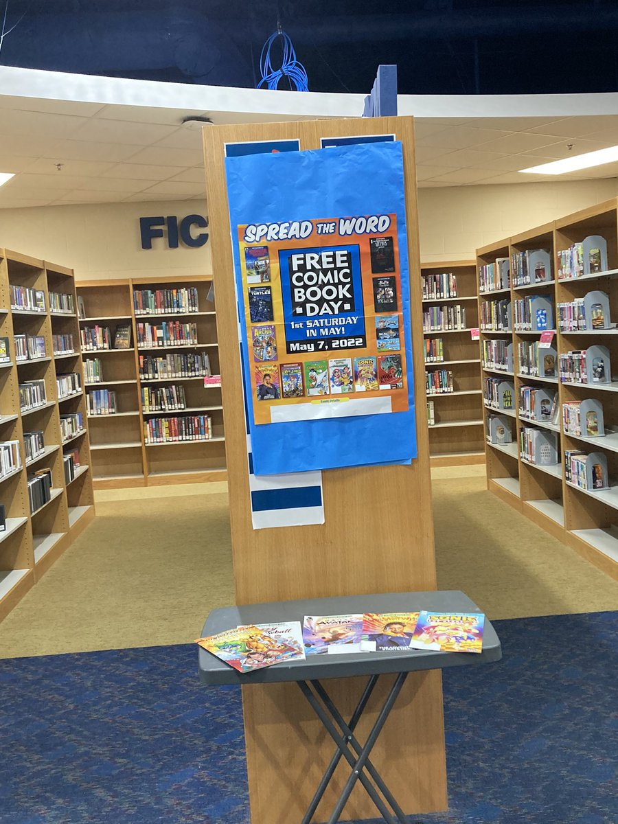 Stop by <a href="/PruittTeenLib/">Pruitt&TRHS Library</a> for free comic books during the week of May 7. #@myTRLib #neisdlib