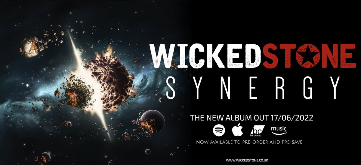 “SYNERGY” Available for  Pre order and Pre Save NOW @ wickedstone.lnk.to/Synergy
