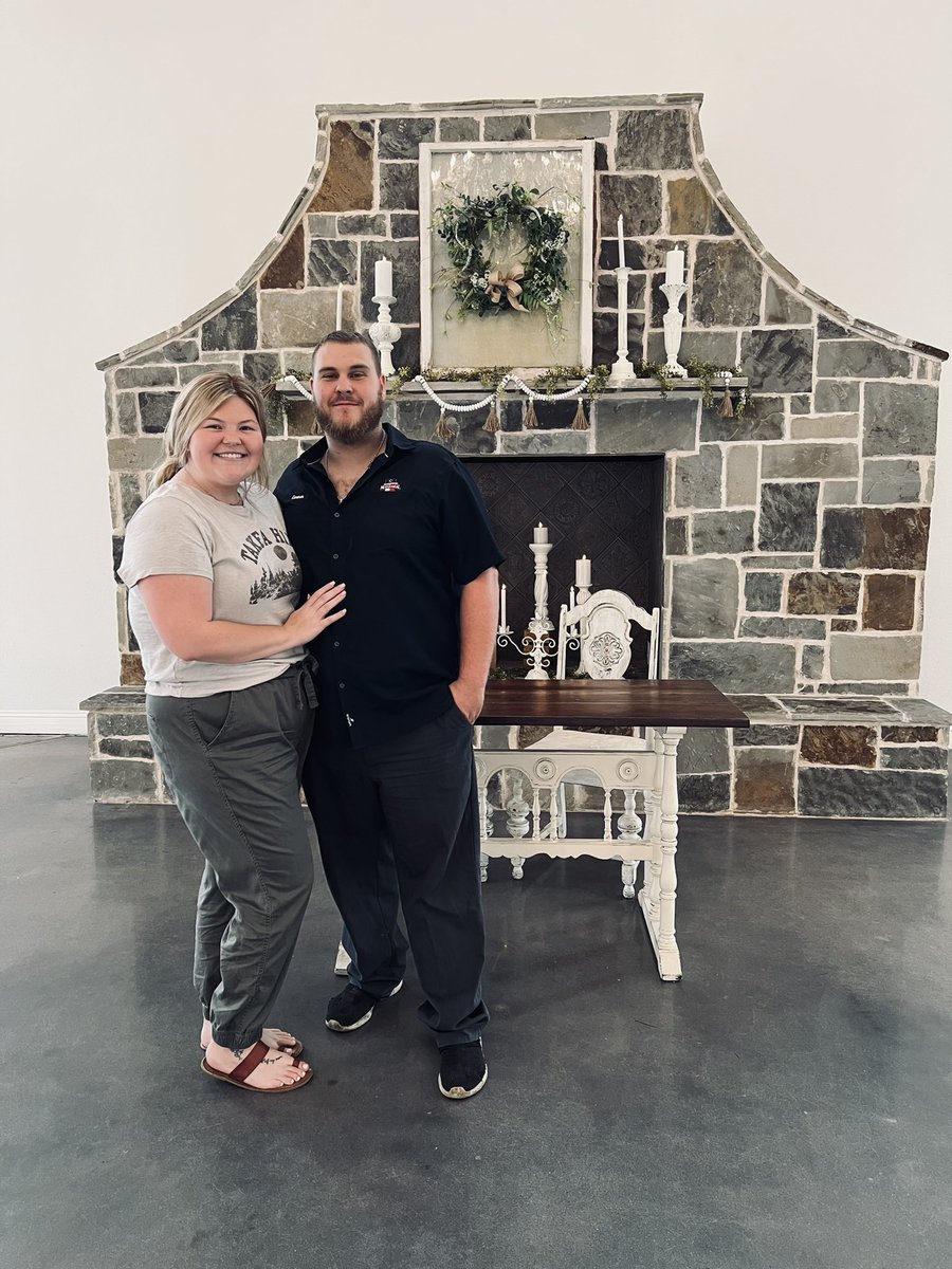 chels__ducharme's tweet photo. guess we gotta keep twitter updated. we have booked a venue, let the wedding planning begin 🤪🤪🤪 https://t.co/0SC1HZ4MJH