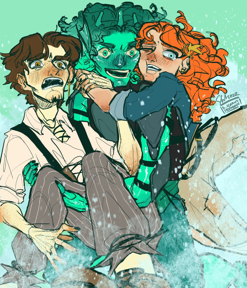 HofmannIcarus's tweet photo. The best damn pirates the world has ever seen :)
#jrwifanart #gilliontidestrider #jayferin #chip #riptidepirates https://t.co/Tk9YsnULEK