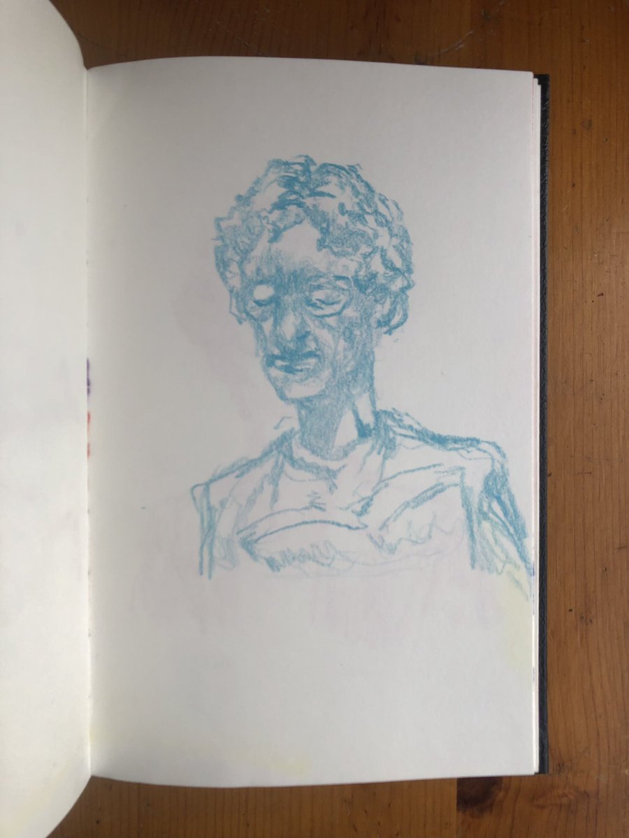 schmaltz0's tweet photo. Here are some sketches I made of @neilhimself during his truly amazing engagement at @hultcenter this past Monday (it was quite dark in there, so these are loose approximations at best).
#neilgaiman #neilsayshibytheway https://t.co/a6xh1ghrBH