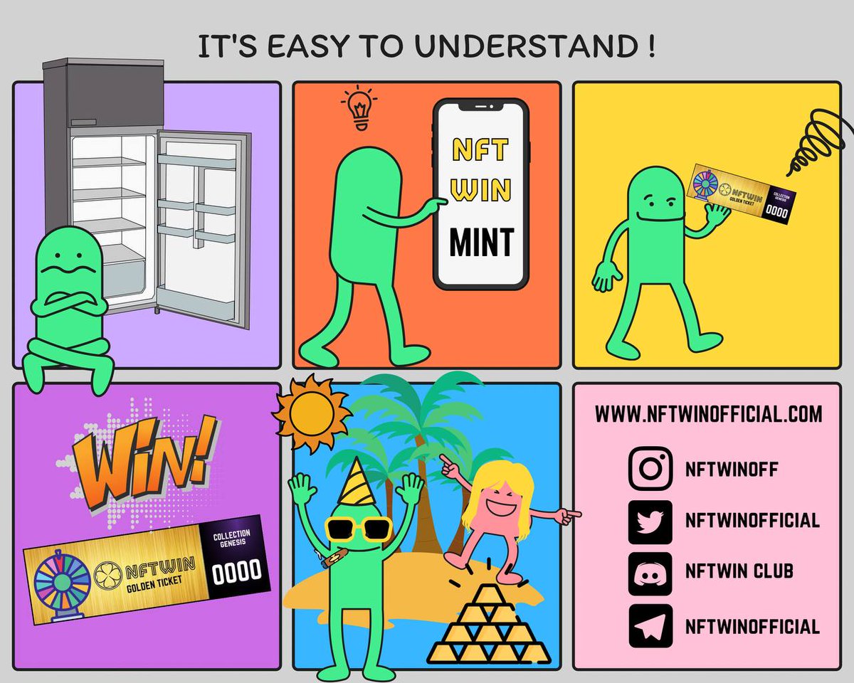 NFTWINOFFICIAL's tweet photo. Do you want to win some money ? 💸
Come and try your luck 🍀 and win 🔥
Easier to win than a scratch ticket 😉
#NFTGiveaway #NFTs #NFTCommunity
#NFTdrop #BSCGems #BSCNews #PancakeSwap #gumble #fdj #EuroMillions https://t.co/C3eNT7ikPa