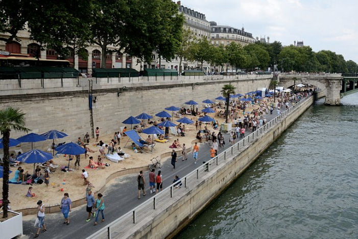 When you remove cars, you get people. Cities are for people. (Paris)