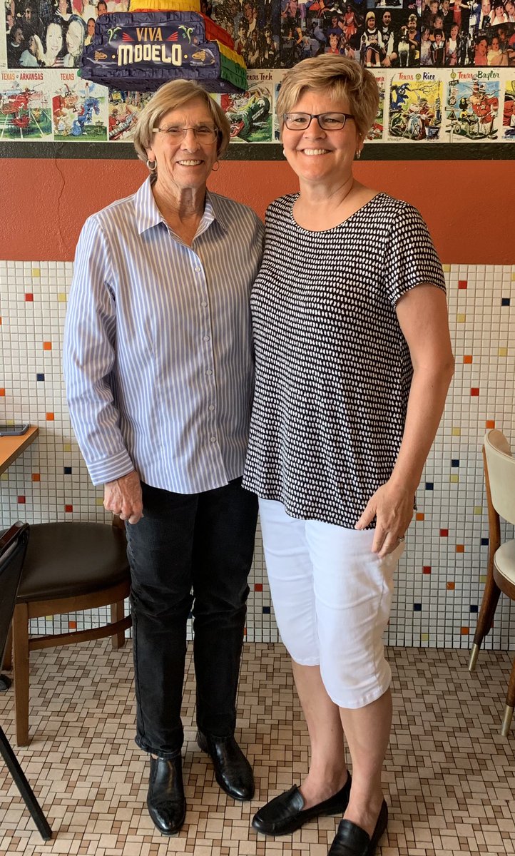 IfNotForThem's tweet photo. While in Austin today, it was an honor to spend time with #FlyingQueen Cherri Rapp. She was an AAU All-American and represented the USA internationally on six different teams. She also has a great @patsummitt story on the full promo video at https://t.co/4LvbEc4hTb https://t.co/CIj0cGg8jO