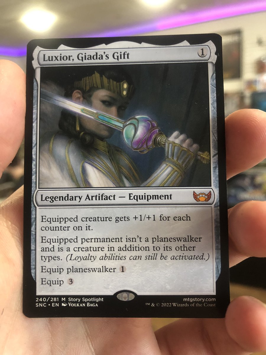 Freakopolis's tweet photo. Gotta love turning Planeswalkers into creatures! New Capenna is full of surprises 🤩 https://t.co/yoa0uZWHrc