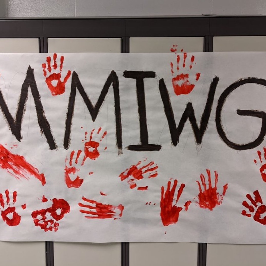 EPSBNews's tweet photo. Today, some #EPSB schools wore red to honour #RedDressDay while others like @WestmountJH participated in projects to educate and raise awareness about the disproportionate violence against Indigenous women, girls and two-spirit people. https://t.co/z2LX1PnAev