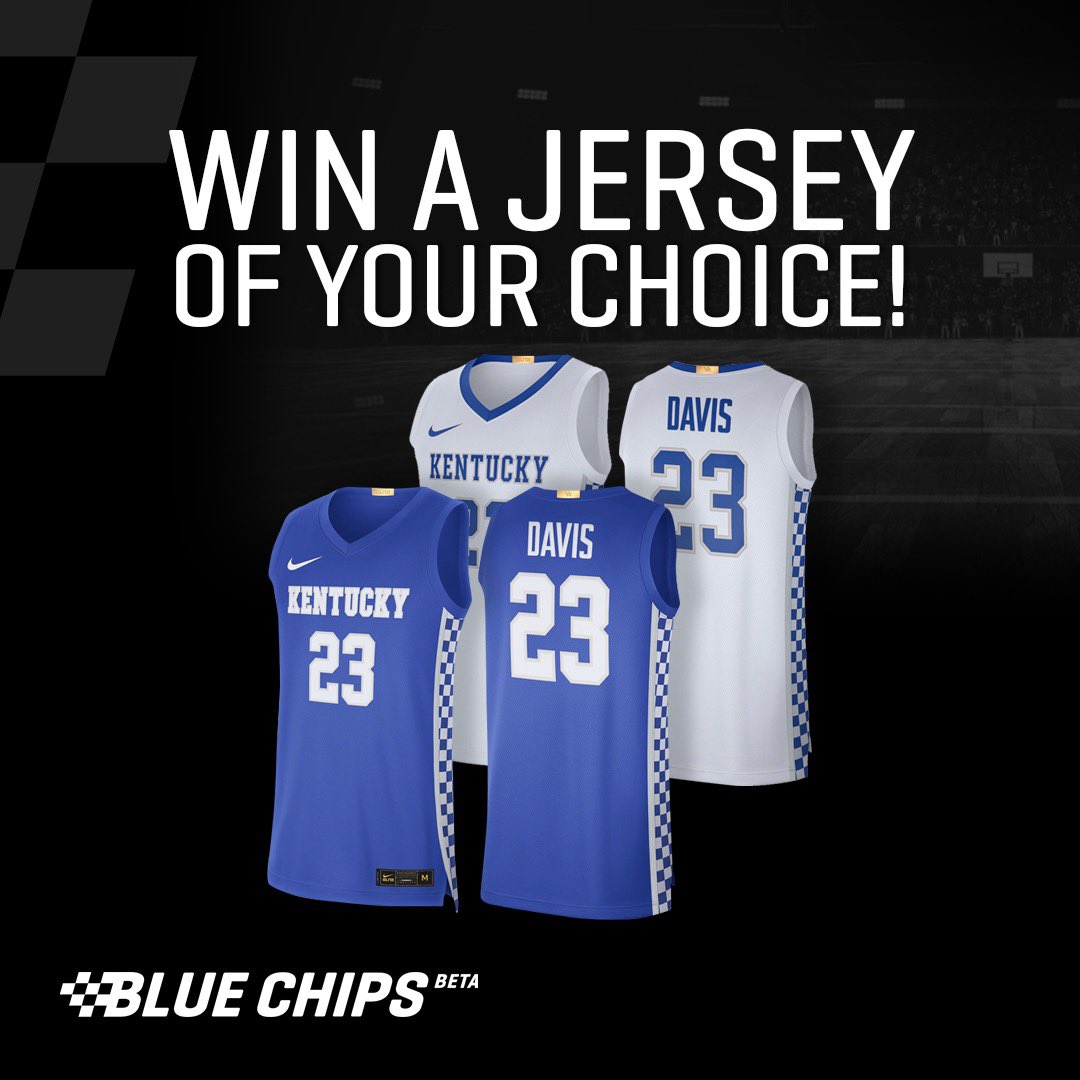 JERSEY GIVEAWAY ‼️ 👀 🎽

#BBN we are giving away TWO FREE <a href="/KentuckyMBB/">Kentucky Men’s Basketball</a> jerseys 🔥

All you have to do is: 

✔️ Retweet 

✔️ Follow <a href="/UKBlueChips/">BlueChips</a> 

Winners will be announced within 48 hours!