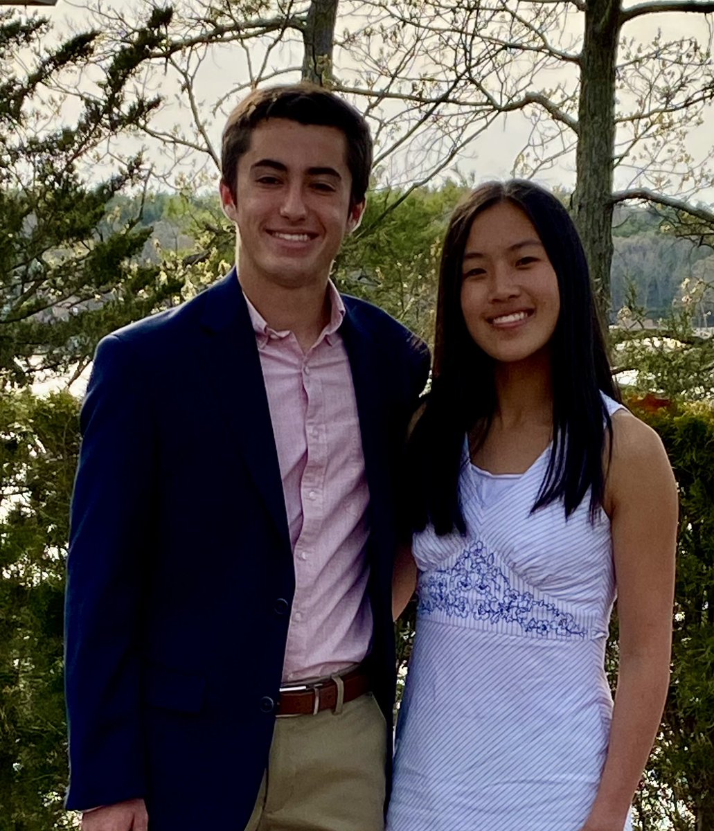 Charlene Peng &amp; Tyler Powderly. Franklin High School’s 2022 Scholar-Athletes. Congratulations!!!