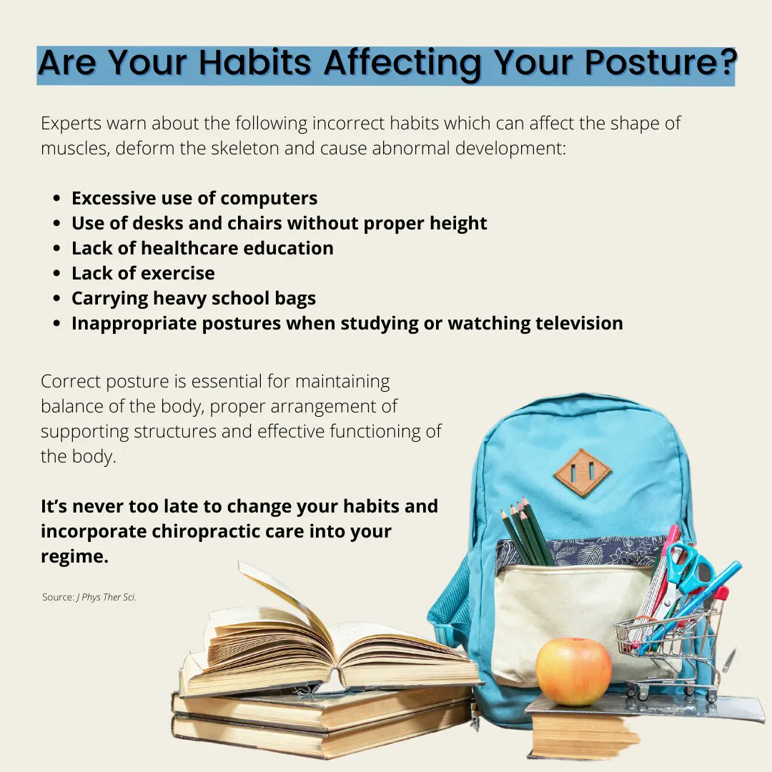 DrJimDC's tweet photo. Are bad habits in the office, at home, or in the gym affecting our posture or causing pain? Chiropractic adjustments relieve pain, improve performance AND improve your posture! Call our office at (303) 424-7171 to schedule a free consultation! https://t.co/4dEuT63V70