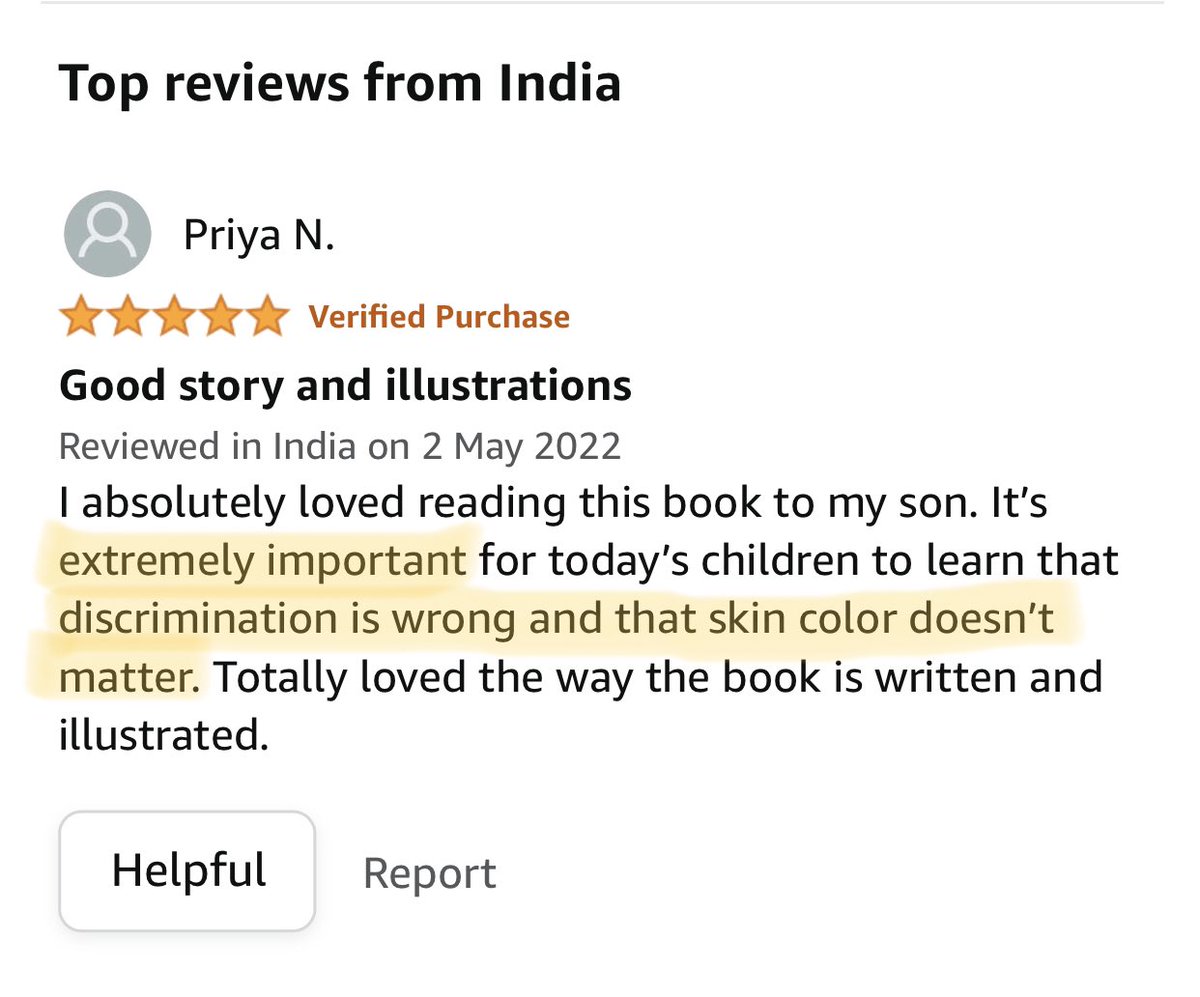 Not all biases are explicit..Some are felt..Only by the person who experiences them.. #colorism #colourism #kidsbooks #unfairlovely  #socialjustice #indianbooks #desi #southasian #KindleUnlimited