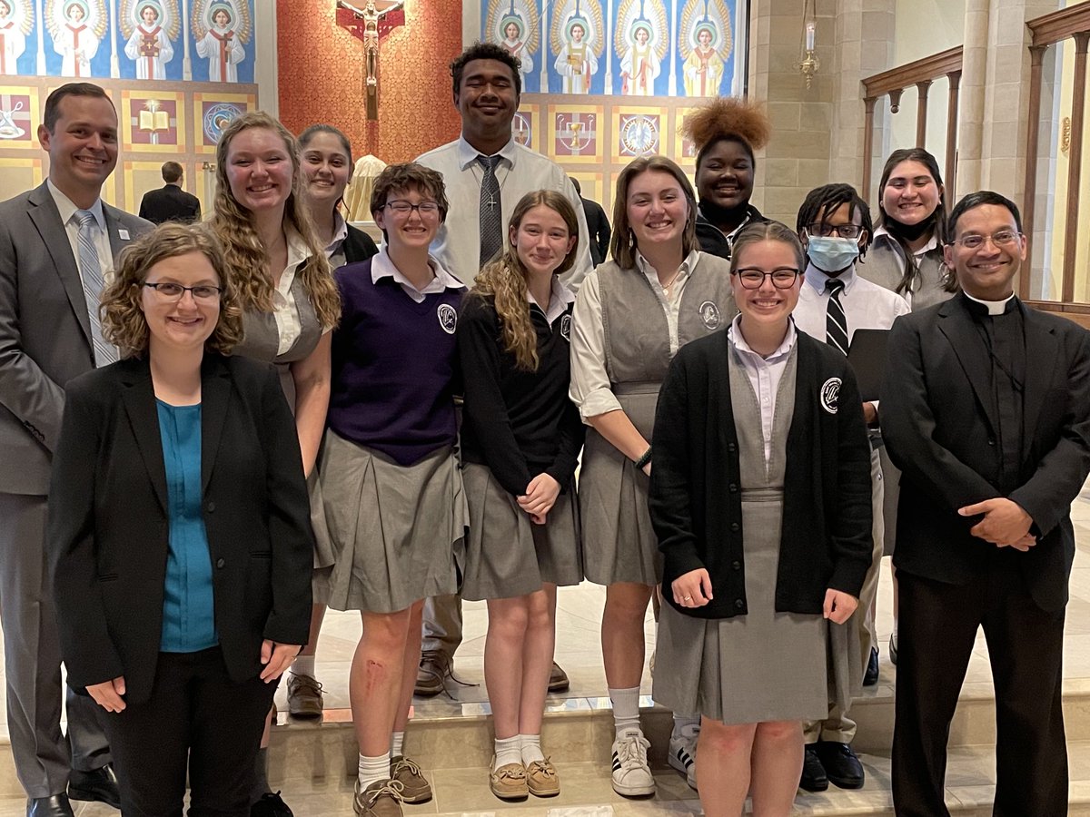 What a beautiful day! The SFD Horizon group sang at the Mass offered at the Diocesan Administrators Meeting today. Bishop-elect Earl Fernandes (Bottom-Right) served as the celebrant for the Mass which was held at the Pontifical College Josephinum.
# Blessings!