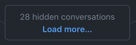 Dear <a href="/github/">GitHub</a> @GitHubHelp please fix this!

This is the result of a long review; having to notify the contributor "please don't overlook all my hidden review comments" is not a great experience 😞😞😞😞
