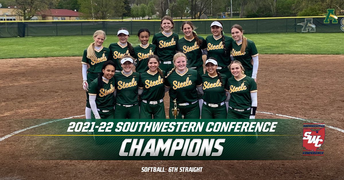 SteeleComets's tweet photo. Final (6) | @SteeleSoftball 11, Avon 1

Southwestern Conference Co-Champions! 

6th Straight SWC Championship!!!
🥎🏆🏆🏆🏆🏆🏆 https://t.co/hdqjXh8Tmw