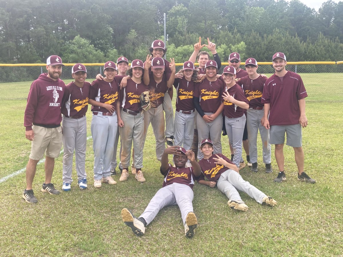Congratulations to our Knights baseball team today with a 4-0 win over Swansboro!!!