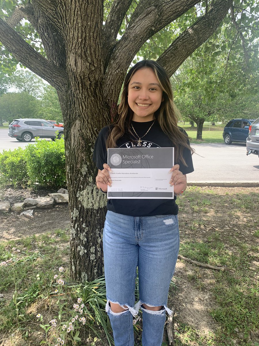 myhenley's tweet photo. Emily and Lisbeth both added Microsoft Word certification today. Emily is now a Microsoft Office Specialist since she is certified in all three programs. @CCCHSRaiders https://t.co/wj6iwcseW9