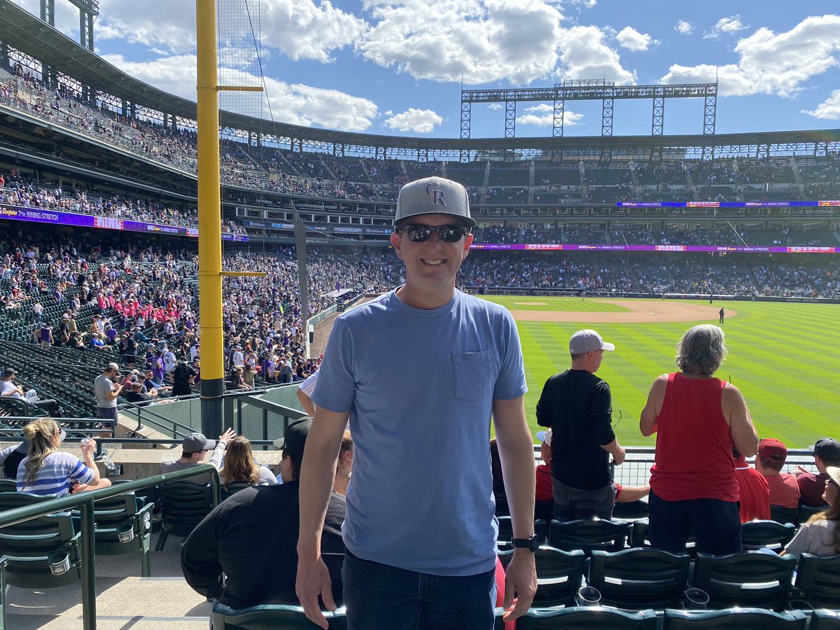 wright_yancy's tweet photo. Beautiful day at Coors Field for Rockies and Nationals https://t.co/dRjPqytTwe
