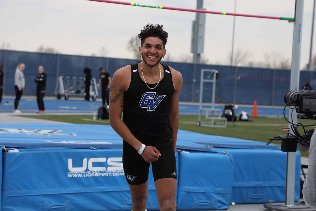 GVSUXCTF's tweet photo. ⚓️School Record⚓️
Eli Kosiba wins the Men's High Jump clearing 2.20m at the GLIAC Outdoor Championships!  #anchorup https://t.co/i5IHUVrOCf