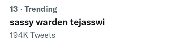 sana_saz's tweet image. At this tym ...we are still trend/ng!🔥🔥🔥
SASSY WARDEN TEJASSWI
#TejasswiPrakash #TejaTroops #LockUppWithTejasswi