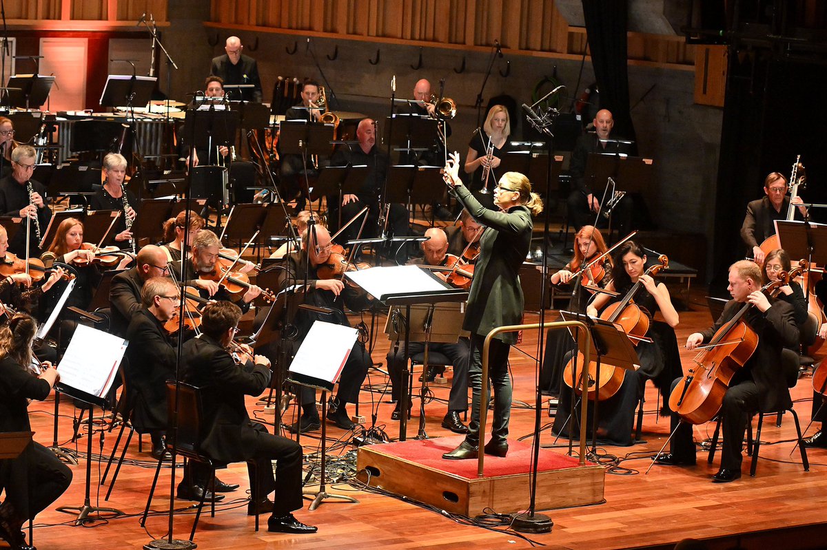 BBCCO's tweet photo. Tonight was a true celebration of new music with two new commissions! Congratulations to @LiamTaylorWest on the world premiere of ‘Making Space’ and to @EPerivolaris on the first public performance of ‘A Forest Reawakens’ 🎶

📻 Listen to the full concert on 13 May @BBCRadio3 https://t.co/v46BZAhyL1