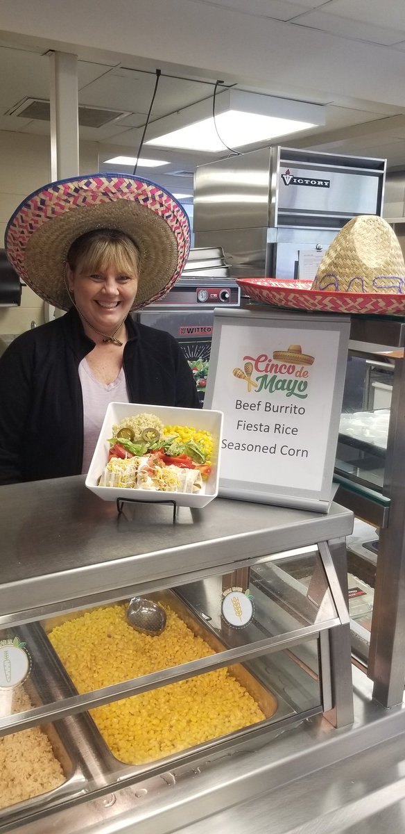 TTusseymountain's tweet photo. Tussy Mountain High School Celebrated Cinco de Mayo with Delux Burritos!! #TNGfeedskids https://t.co/CM94DMHRyo