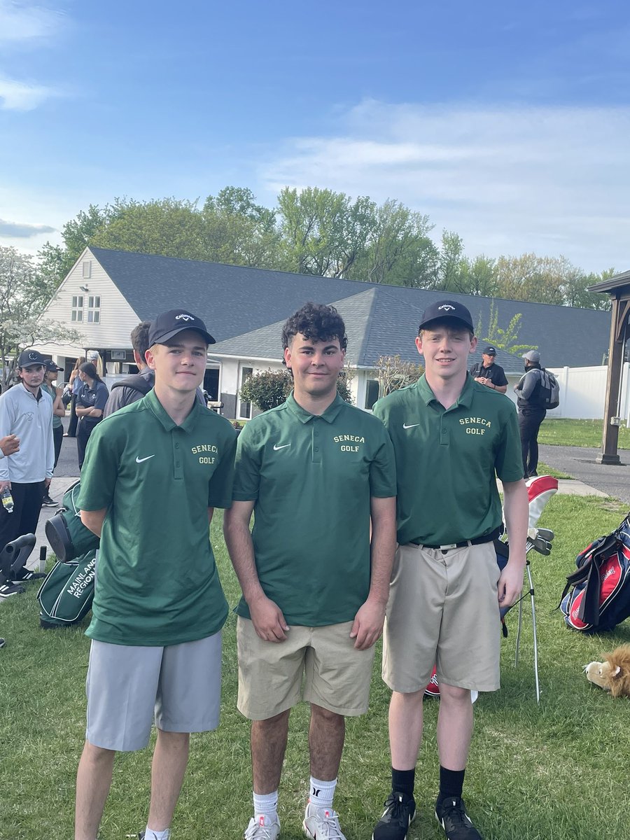 GolfSeneca's tweet photo. Carl Arena at Ramblewood today! Dom Elentrio shot the team’s low round of the day. @SenecaFamily https://t.co/SbjnFDBpfh
