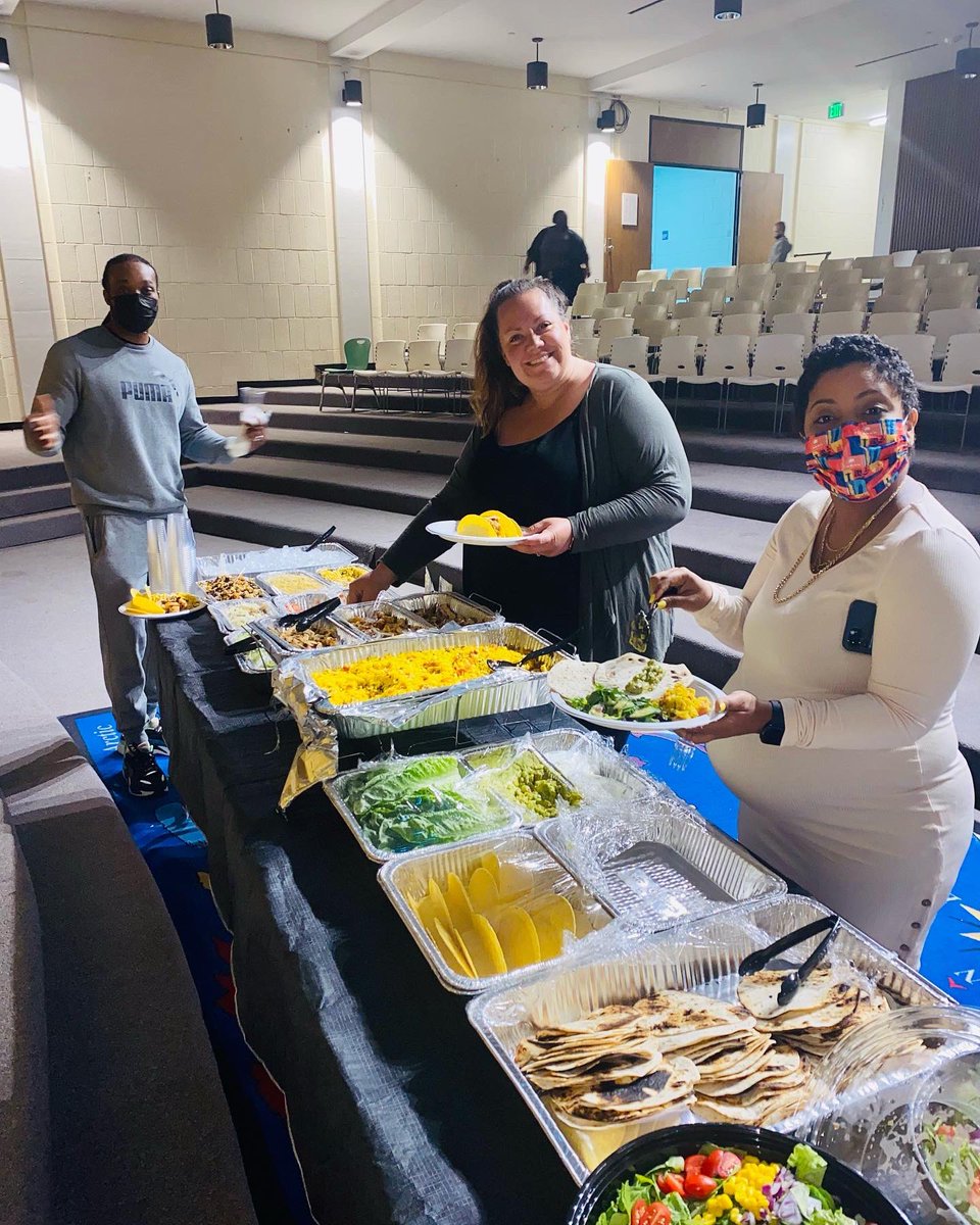 CofieldTowanda's tweet photo. Honoring Our Superstar Cast with MASSAGES, a Taco Fiesta, and reminder that we are STRONGER TOGETHER! #strongertogether @baltimorecityschools @Fedhillprep https://t.co/eFb0qTf3cC