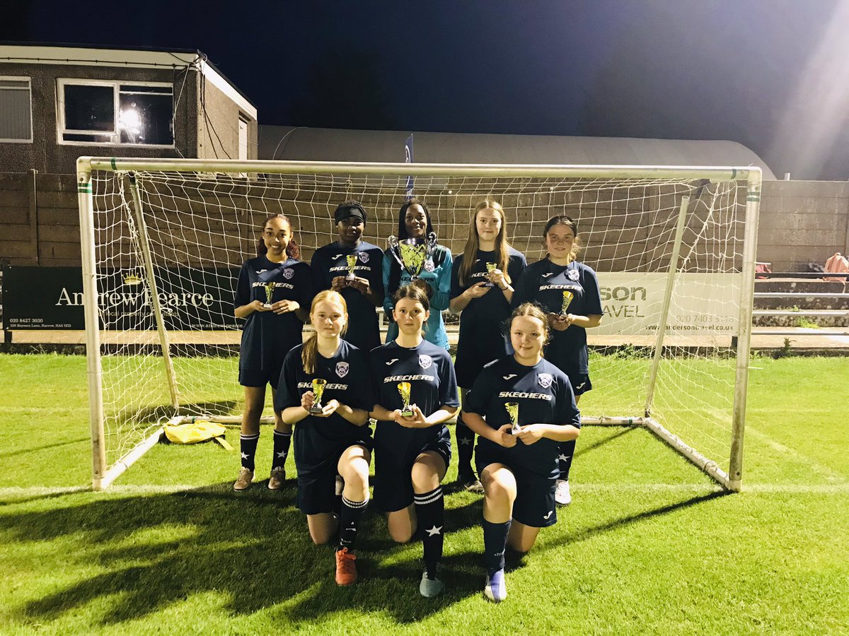ClareDoherty2's tweet photo. 🏆🏆Tournament Winners🏆🏆

Fantastic Evening at the @RuislipFooty tournament tonight. The girls played some fantastic football against some tough opposition.

Well done @StarletsFC U14 Navy
@AlleynePe @MarriottsPE @PEJHN @NobelSchoolPE https://t.co/0cgfIGzTx8