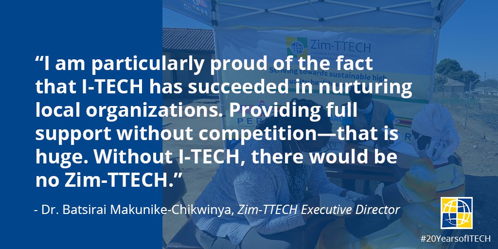 UW_ITECH's tweet photo. Since 2018, I-TECH has supported the transition of six of its offices into independent, local organizations. #20YearsofITECH
Read about the launch of @Zimttech_zw here: https://t.co/yR5HRYcbss https://t.co/99kb9AlhyI
