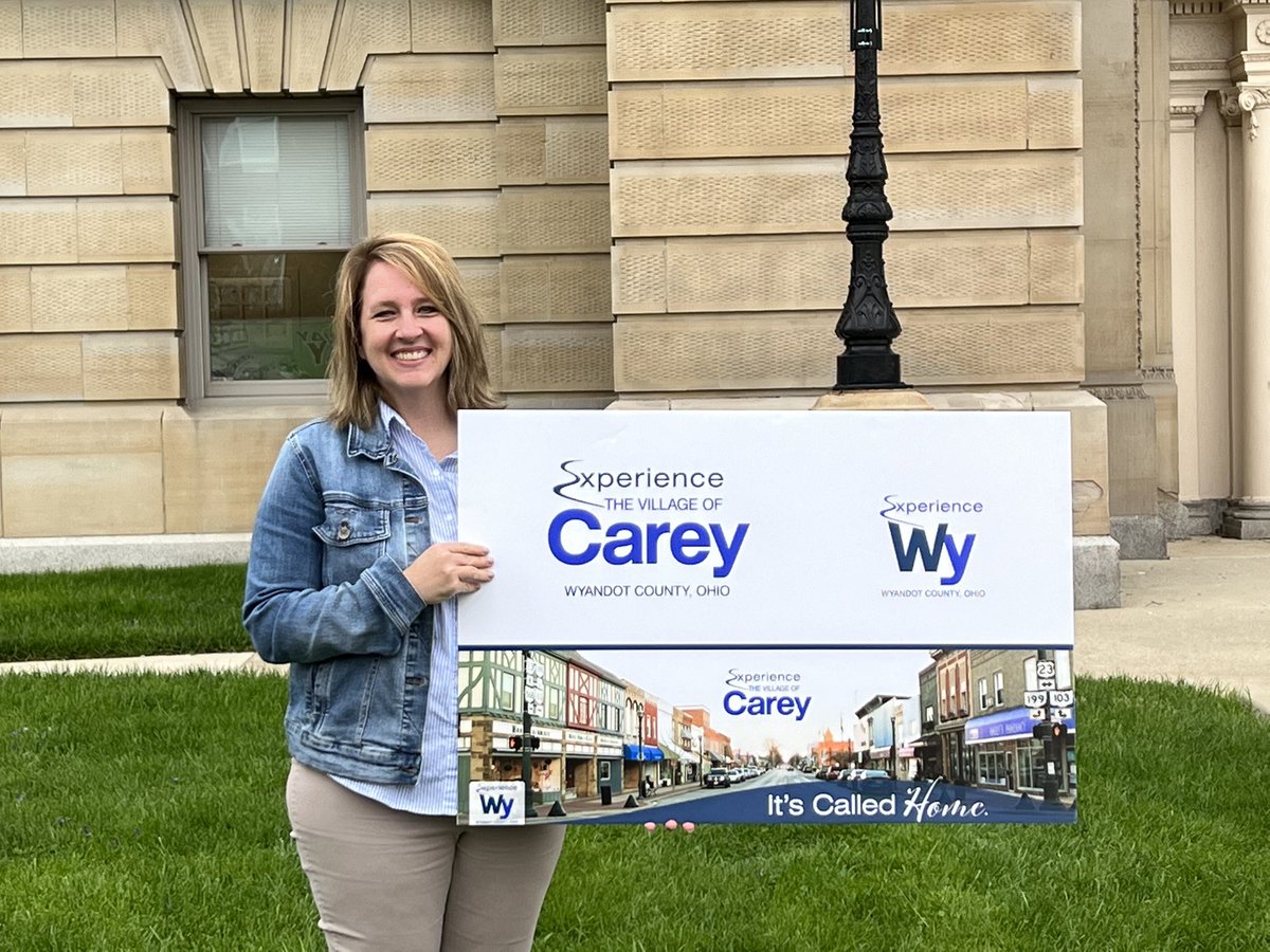 Mayor Jennifer Rathburn was at the kickoff to the think Local First event in Upper Sandusky this morning. During the event the Wyandot Improvement Network (WIN) unveiled the branding initiative that they had been working on over the past year for the local communities.