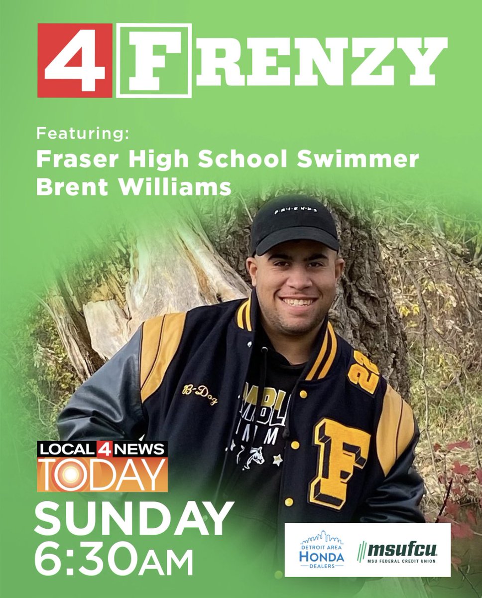 AthleticsFraser's tweet photo. Tune in to @4Frenzy this Sunday to watch a feature on our very own Brent Williams who won the Unsung Hero Award in the Spring Fan Choice contest! 

Congratulations Brent!🐴 https://t.co/ndvgdjLM3C