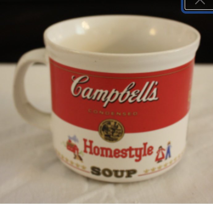 emmasattic98's tweet photo. Vintage Campbell's Homestyle Soup Microwaveable Mug 1989 by EmmasAtticTreasures https://t.co/BDAMQKVFFn via @Etsy #Campbells #HomestyleSoup #Mug #Microwaveable https://t.co/rO1fXI0Iay