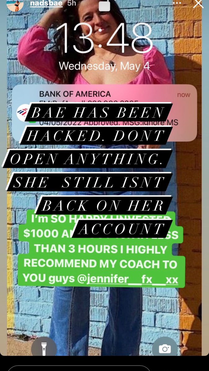 NadiaYakan's tweet photo. Hacker has access to photos & is in violation of the Federal Computer Fraud & Abuse Act. Why are there no systems in place to support victims of this 21st century identity theft? Over 2 dozen reports & not one of them can be recorded due to hacking @instagram @Meta #savemyaccount https://t.co/jsuO0etCHJ