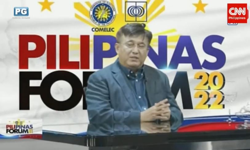 JUST IN | Inendorso ni vice presidential candidate Rizalito David sa harap ng kaniyang running mate na si Jose Montemayor ang kandidatura ni Vice Pres. Leni Robredo.

📸: screenshot from COMELEC