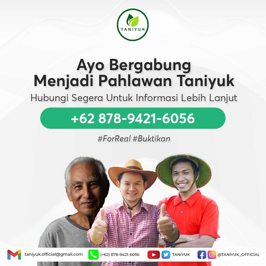 taniyuk's tweet photo. TaniYuk dapat digunakan oleh petani karet ataupun pemilik kebun karet, baik usia muda maupun tua. Menjadi petani karet yang sejahtera bukan hanya sebuah mimpi yang tidak bisa tercapai. 
TANIYUK, BUKTIKAN!

#taniyuk #taniyukforreal #taniyukbuktikan https://t.co/uEYxLiGKyu