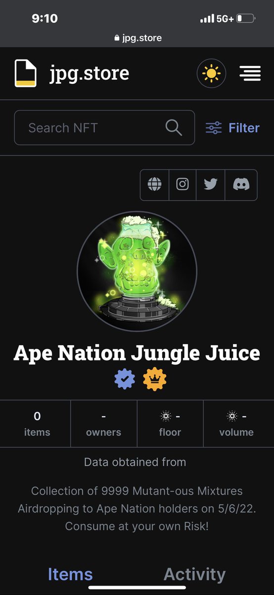Showtime ๐ฒ (@cnftking) on Twitter photo Shout Out to <a href="/Ape_NationNFT/">Ape Nation</a> community!!! discord.gg/apenationcnft
Vials air dropping VERY Soon!!! I see them verified on JPG!!!
Please RETWEET if you are getting one!
#WeAreApeNation #CNFTdrop #AirdropNFT #CNFTCommunity #CNFTGiveaways #nft #nfts #cnft Shout Out to <a href="/Ape_NationNFT/">Ape Nation</a> community!!! discord.gg/apenationcnft
Vials air dropping VERY Soon!!! I see them verified on JPG!!!
Please RETWEET if you are getting one!
#WeAreApeNation #CNFTdrop #AirdropNFT #CNFTCommunity #CNFTGiveaways #nft #nfts #cnft