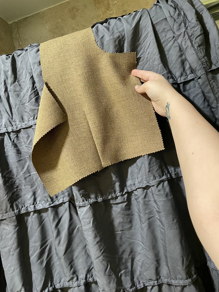 SecondhandDead's tweet photo. It came out a slate color, which will still look good with the brown kirtle 🤗
#WIPItRealGood https://t.co/ENGp8Jqvwa