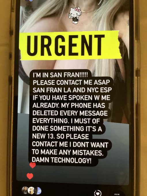 Urgent  please reach out bc i dont want anyone missing out. So sf for tomorrow text w ur info and I'll<a href="/tag/lifeonlifesterms"class="tags"><span>#lifeonlifesterms</span></a>