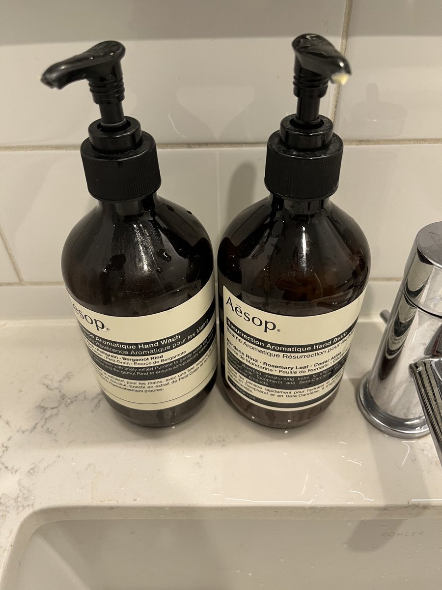 When you pump the wrong ⁦<a href="/aesopskincare/">Aesop</a>⁩ bottle and get hand cream instead of soap