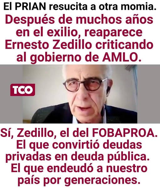 Ernesto Zedillo Ponce de León tweet media