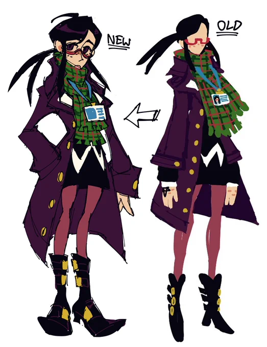 so i am gonna make a small comic with this character. trying to define her shape a bit more from the original sketch. kinda like how this one turned out 