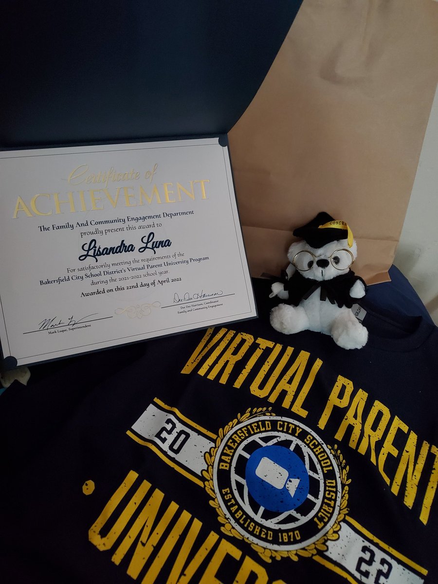 My second year of Parent University
was not able to be present the day of the graduation but maybe next year
 #BCSDPALs #TeamBCSD #TeamFace <a href="/BCSD/">jeejee AKL</a> Parent Resource Centers &amp; FACE <a href="/BcsdFace/">BCSD FACE</a>