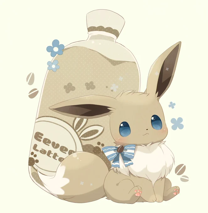カフェラテ・イッブイ🧋🐾

#ポケモン
#イーブイ 