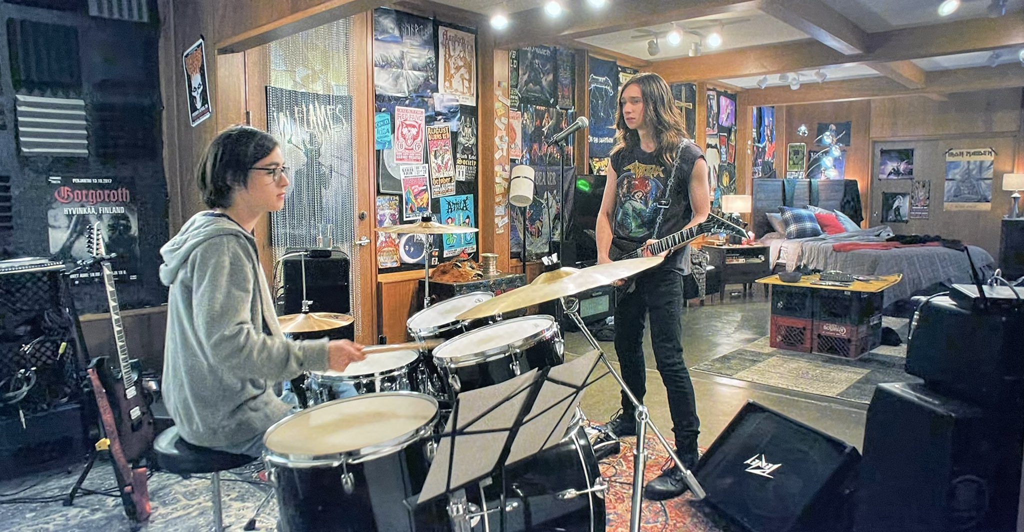 Band Posters In Movie Bedrooms on Twitter "METAL LORDS