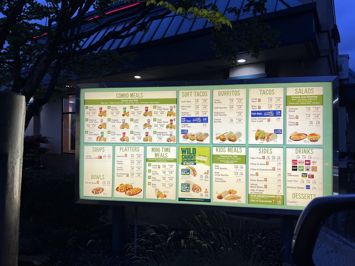 Softykjr's tweet photo. “Gimme the board.” ⁦@TacoTimeNW⁩ https://t.co/0KVe5XRgAF