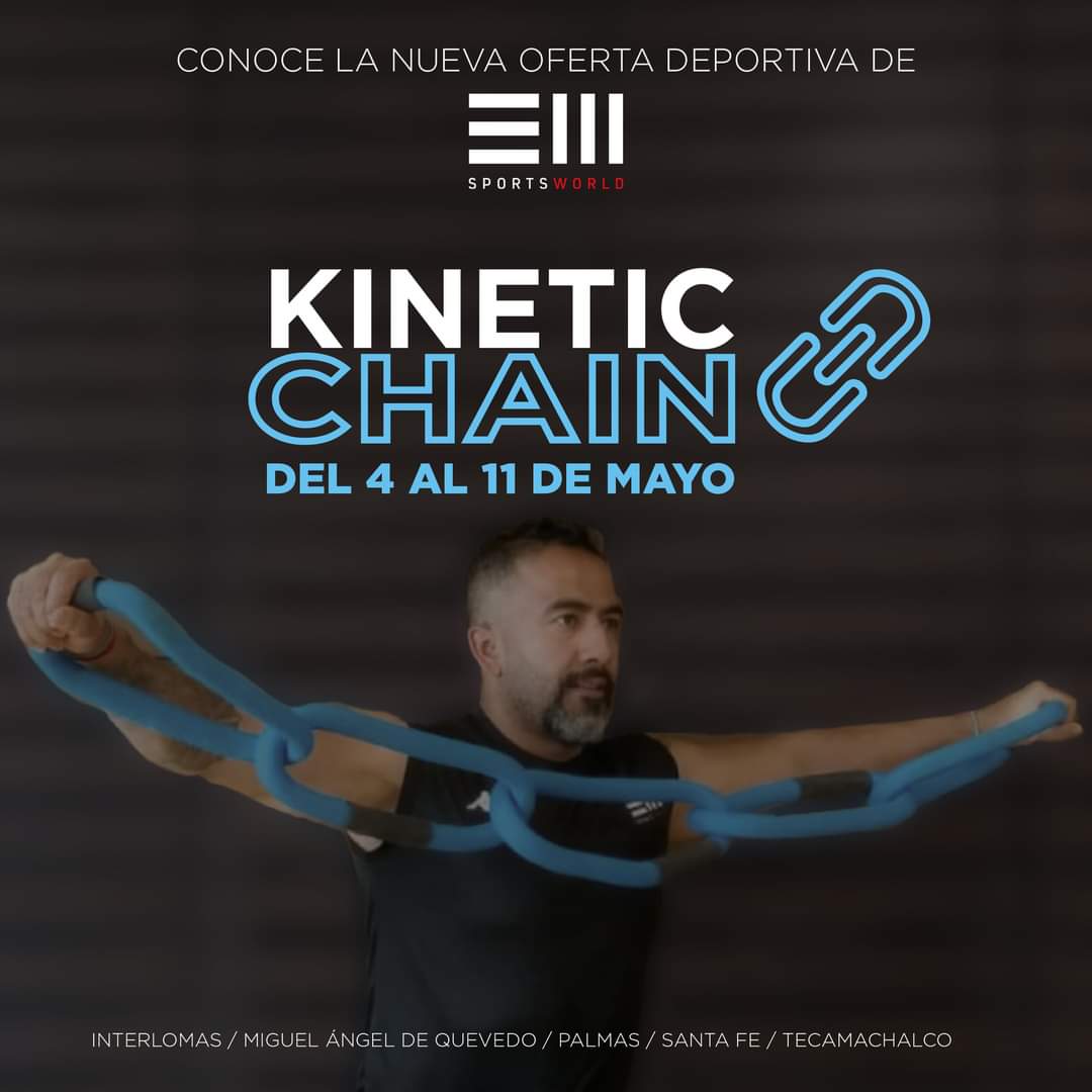 ¡Kinetic Chain llegó a Sports World! ⛓
Prueba nuevas formas de entrenar y lleva tu salud a un nuevo nivel. #GymIt 🔥