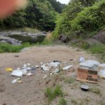 【拡散希望】和歌山県九度山町のキャンプ場ゴミの不法投棄に怒る