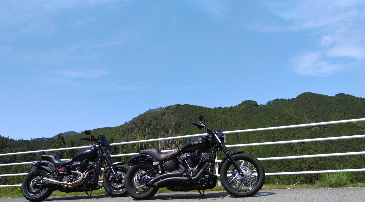 MF30GZD74rUTpuC's tweet photo. GW最終日の昨日は
道は空いてし天気は晴天
久々サイコーなコンディション！

あんなに気持ち良く
走れたの何年ぶり？

#バイク　#ツーリング
#ハーレーダビッドソン
#ハーレー乗り
#ハーレー乗りと繋がりたい
#ファットボブ　#FXFB https://t.co/ASd1nLM6Pg