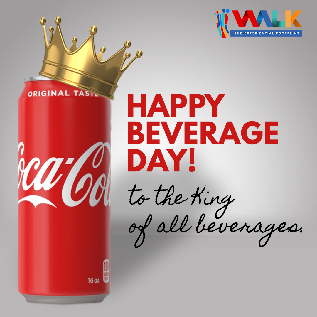 WALK____'s tweet photo. Happy Beverage Day, @CocaCola_Ind  !
You have always refreshed the world and made a difference.
#WALKwithus #Beveragesforlife https://t.co/eqILeSgWjP