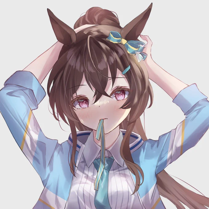 メジロドーベルお誕生日おめでとう!
ということで応援準備してくれるドーベルを描いてみました!(*ˊ˘ˋ*)
 #ウマ娘 
 #メジロドーベル 
 #メジロドーベル生誕祭2022 
 #GWはフォロワーさんが増えるらしい 